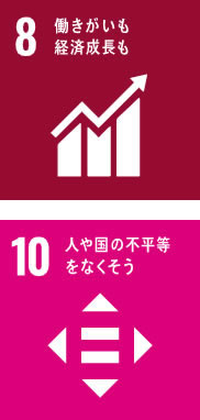 10.人間の平等を実現し、包括的で持続可能な経済成長を促進しよう